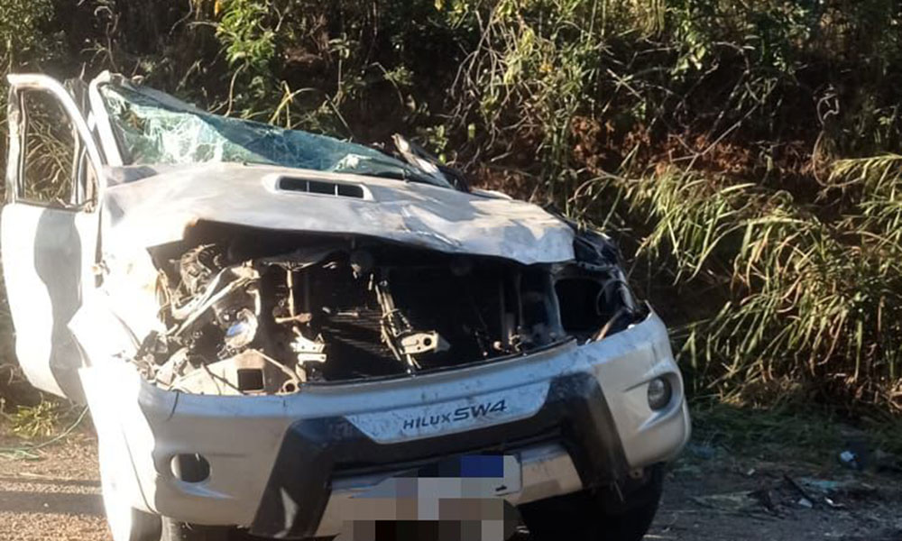 Idoso morre após capotamento na BA-263 entre Jacaraci e Licínio de Almeida