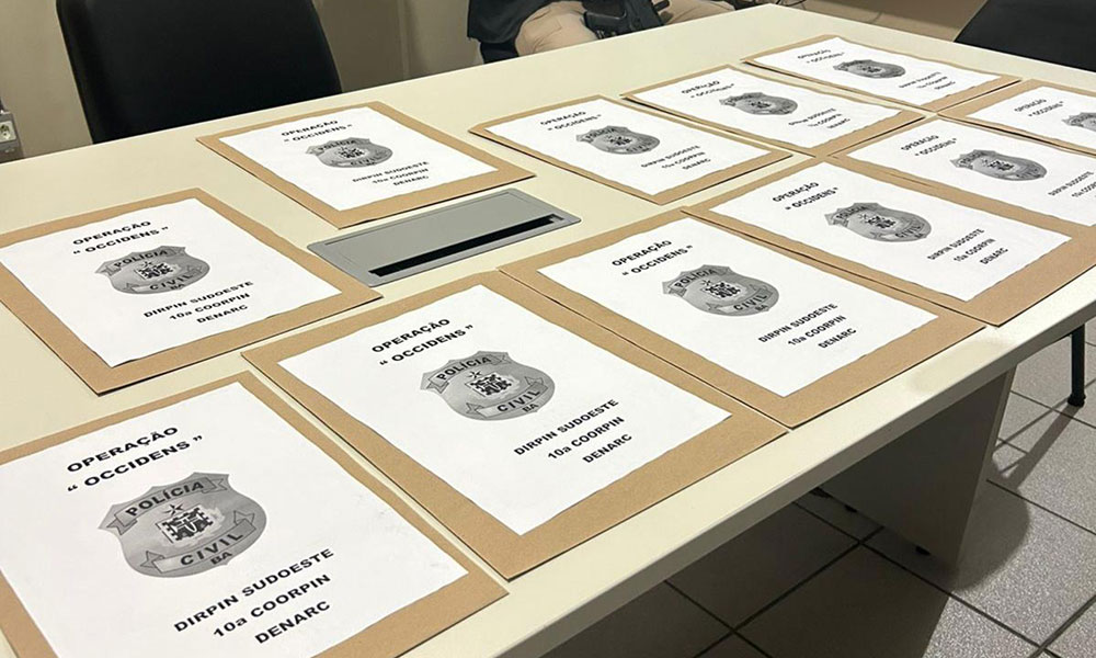 Polícia Civil deflagra operação contra organização criminosa em Vitória da Conquista