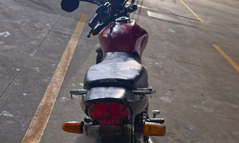 PM apreende motocicleta com suspeita de adulteração em Belo Campo
