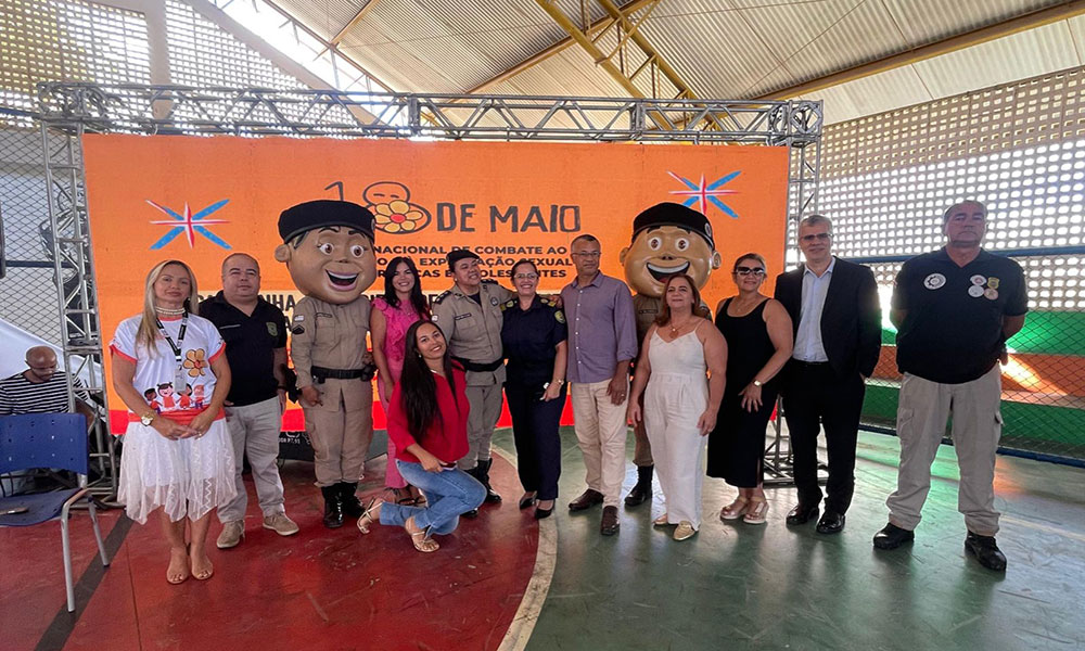 Polícia Civil participa de campanha de enfrentamento à violência sexual contra crianças e adolescentes em Vitória da Conquista
