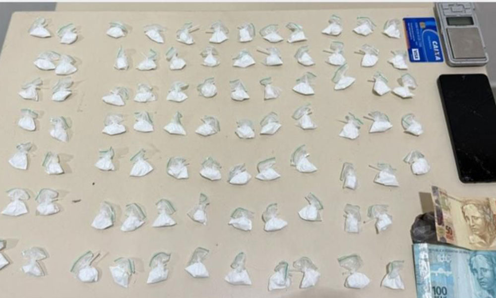 PM prende indivíduo por tráfico de drogas em Vitória da Conquista