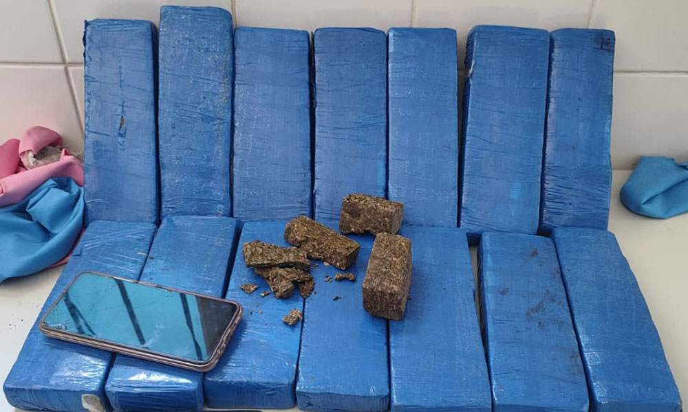 CIPRv apreende mais de 14 kg de maconha e prende suspeito por tráfico em Guanambi