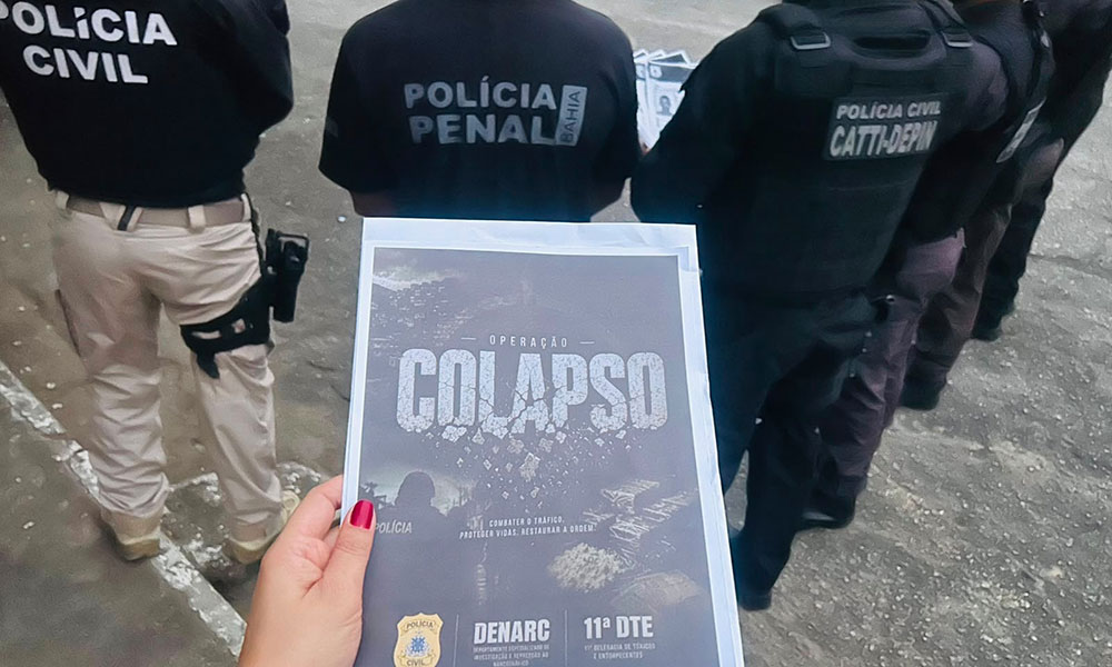 Operação Colapso mira suspeitos de tráfico de drogas em Jequié e região