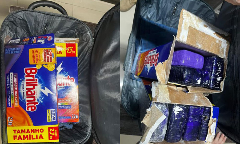 PRF prende traficante com maconha dentro de caixa de sabão em pó em Barreiras