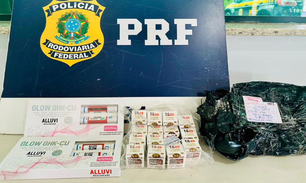 PRF apreende medicamentos transportados de forma irregular na BR-116 em Poções
