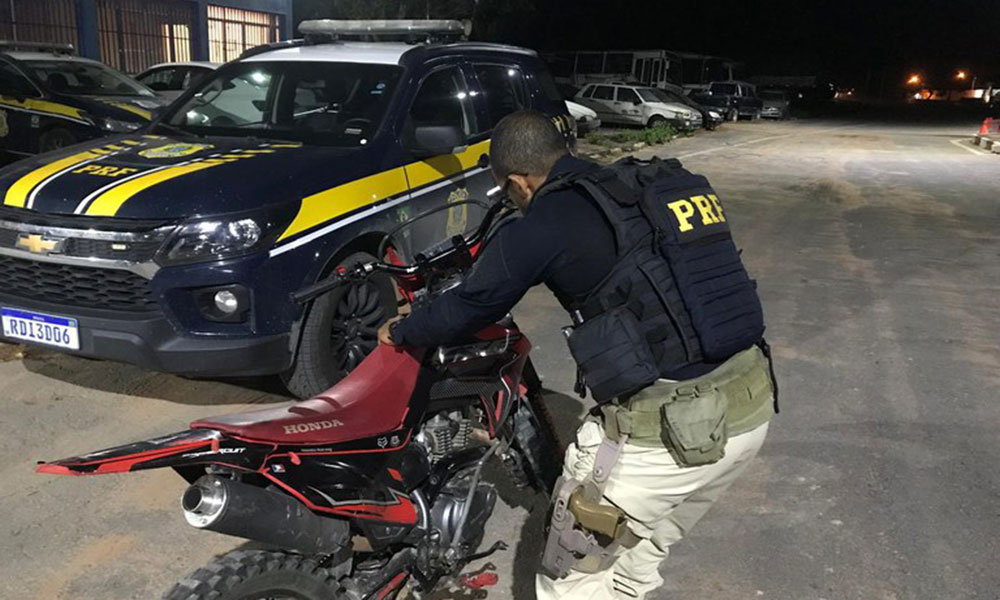 PRF recupera três motocicletas com sinais de adulteração e registros de roubo em Oliveira dos Brejinhos