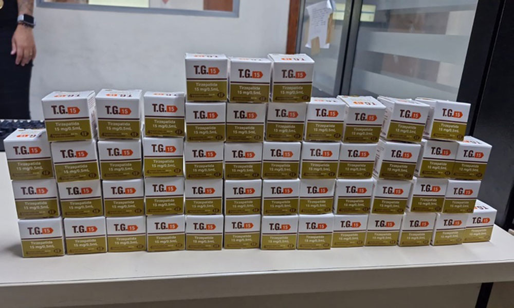 PRF apreende tirzepatida irregular e porção de maconha em Feira de Santana