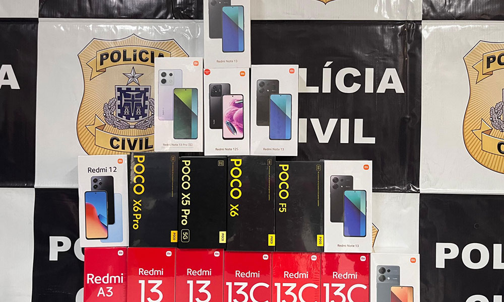 Polícia Civil apreende 17 celulares falsificados em Feira de Santana