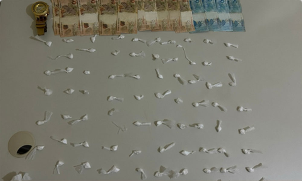 Suspeito é preso com drogas durante a Operação Aegis em Condeúba