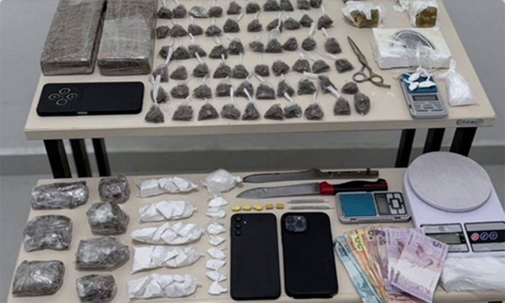 Ação policial resulta na prisão de suspeitos e apreensão de drogas em Vitória da Conquista