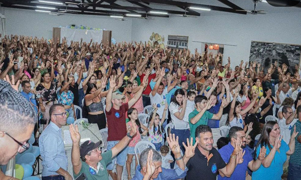 Dom Basílio: Convenção oficializa candidaturas de Orlando Caires e Ney da Van para as eleições de 2024
