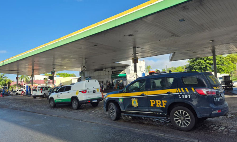 PRF intensifica fiscalização em postos de combustíveis na Bahia