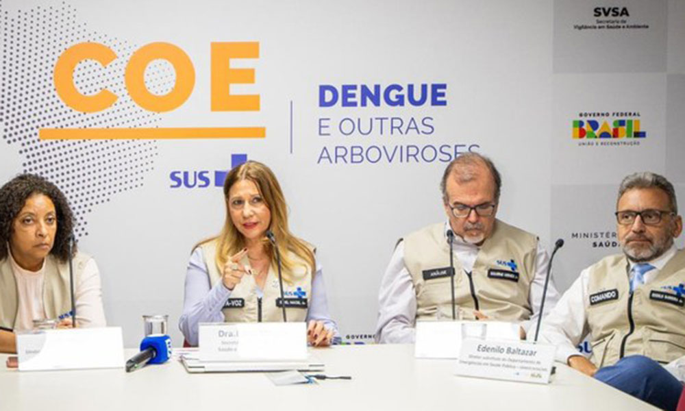 Todos os estados brasileiros apresentam queda ou estabilidade nos casos de dengue, diz ministério de Saúde