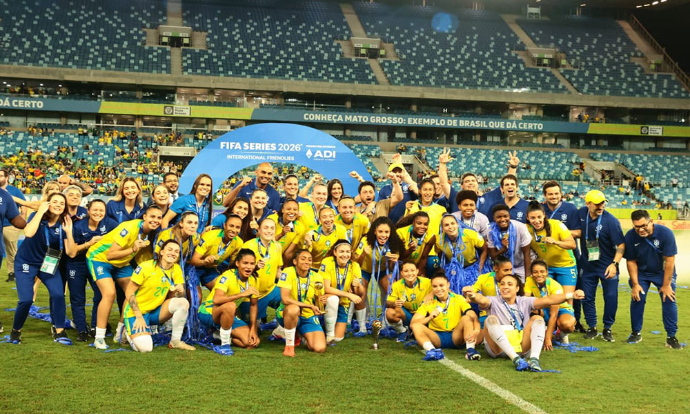 Seleção Brasileira Feminina conquista o título do FIFA Series 2026