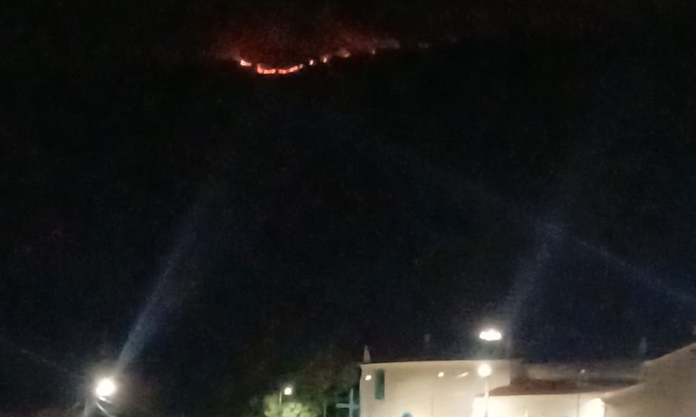 Bombeiros e Brigadistas debelam incêndio florestal e notificam morador na zona rural de Livramento de Nossa Senhora