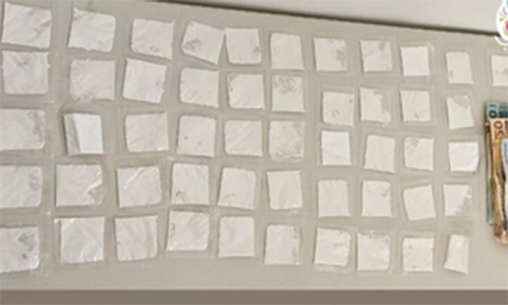 PM prende suspeito por tráfico de drogas durante patrulhamento em Ibipitanga