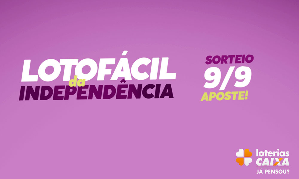 Apostas para Lotofácil da Independência com prêmio de R$ 200 milhões começam na segunda-feira (29)