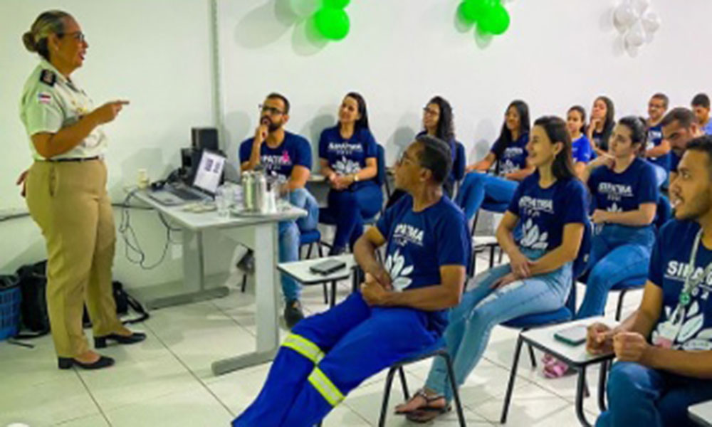 24º BPM realiza palestra sobre Assédio Moral e Sexual para empresa EPCL em Brumado