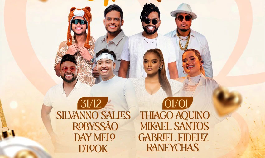 Réveillon do Amor tem programação oficial confirmada em Livramento de Nossa Senhora